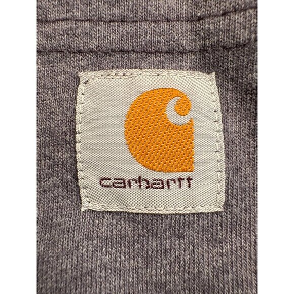 Carhartt Kids T-Shirt Youth Small S 4-6 Gray Pocket Tee Workwear Boy's K87 - Picture 7 of 7